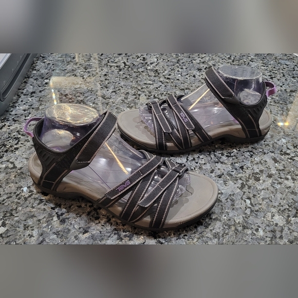 Teva Women's Sandals in Gray and Purple - Picture 1 of 12